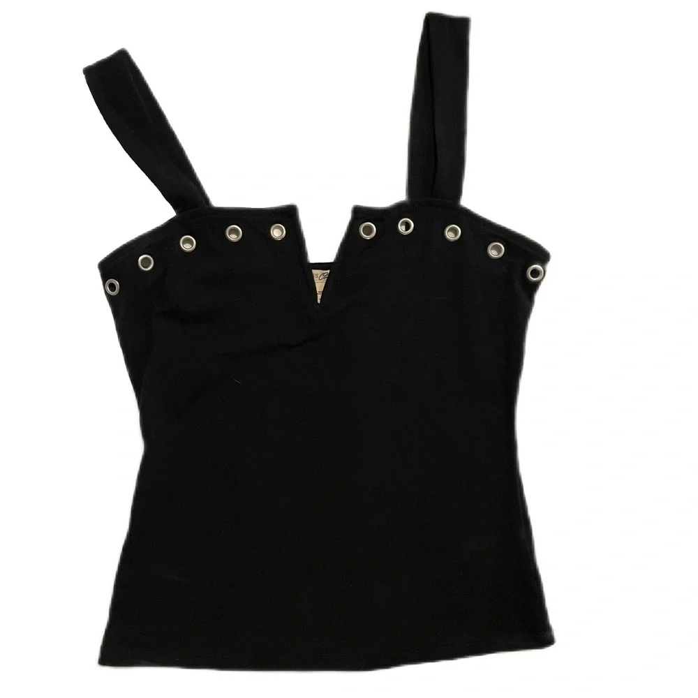 ❌SOLD❌ Express V Grommet Tank Top - Picture 2 of 3